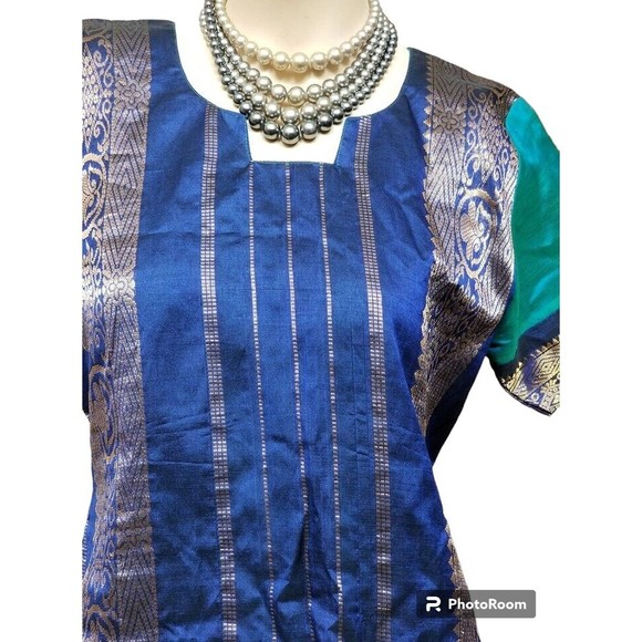 Authentic Ethnic Indian Kurta Middle East Boho Hippie Kurti Pakistan Size Medium - Picture 2 of 6